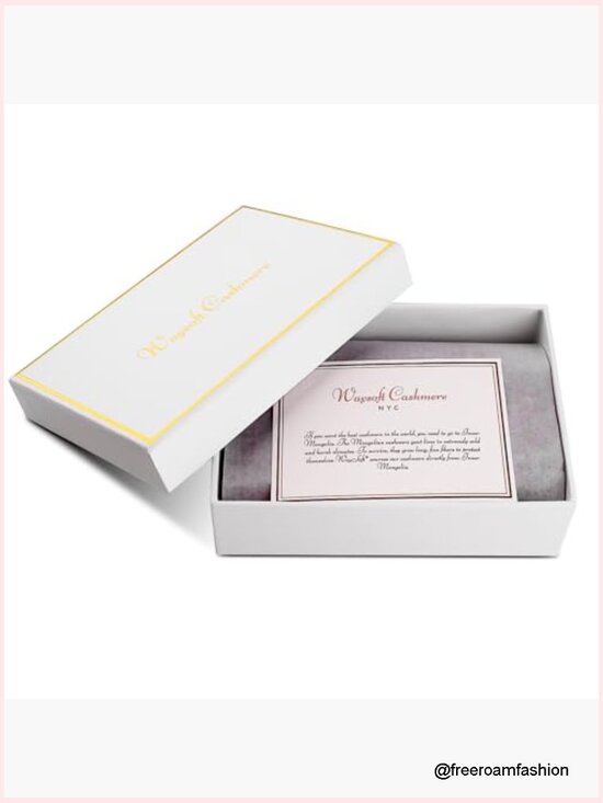 Luxurious 100% Cashmere Slouchy Beanie, Elegant Gift Box, Warm & Soft main image 4